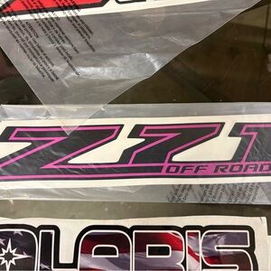 Z71 Off Road Pink and Black Decal Sticker